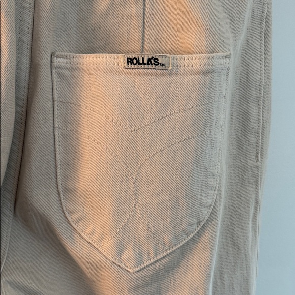 NWOT ROLLA’S Sailor Wide Leg Cream Off White Jumpsuit - AUS size 10 (medium) - Picture 6 of 6